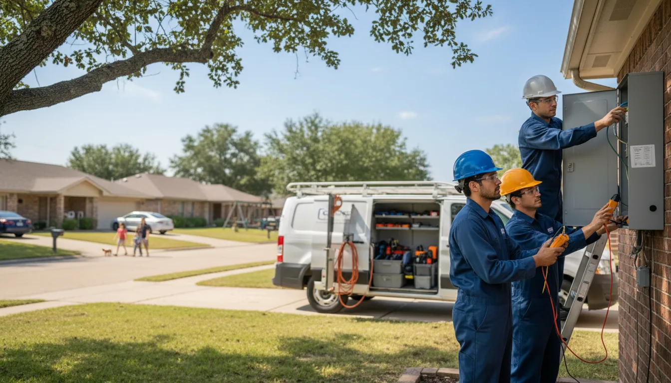 Certified electrician providing emergency electrical services in Caroleen, NC